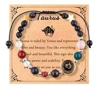 Exploration de la beauté naturelle : ingrédients recommandés Nouveau bracelet 12 constellations bracelet corde réglable perles planète montres d'alarme multiples, taille unique, Papier, Sans pierre