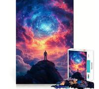 Exploration de l'univers Puzzle de 1000 pièces pour Adolescents Jeu Stimulant Le Cerveau Emboîtement précis sans espaces Activité relaxante en Groupe à l'intérieur (38x26cm)