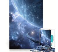 Exploration du Vaisseau Spatial Pandora Puzzle de 1000 pièces pour Adultes Jeu Intelligent Anti-Stress Modèle à Assembler Surprise de Noël 50x75cm
