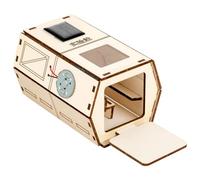 Exploration éducative en Bois, Ensemble de modèles d ', | Expérience de base des systèmes solaires, exploration en bois, ensemble artisanal, projet scientifique pour les