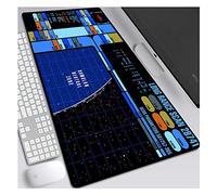 Exploration Humaine Tapis De Souris 800 X 300 Mm, Surface À Texture Lisse Mousepad, Surface Résistante À l'usure, Base De 3 Mm D'Épaisseur, La Meilleure Expérience De Précision Et De Vitesse, P