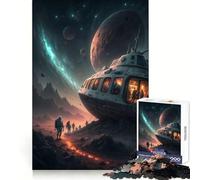 Exploration Spatiale︰ Puzzle de 1000 pièces sur Le thème des astronautes et des vaisseaux spatiaux pour Adolescents Renforce la mémoire, apaise et détend, Bords Lisses, (50x75cm)