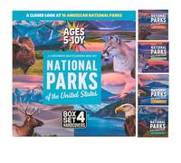 Explore 16 National Parks - Kids Hardcover Box Set (Ages 6-10) | Educational Nature & Wildlife Books | Giftable Non-Fiction Set for Curious Kids | ... Trip Learning (National Parks of the USA)
