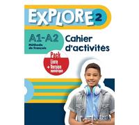 Explore 2 - Pack Cahier d'activités + Version numérique (A1-A2) - Fabienne Gallon - Hachette F.l.e. - broché - Méthode de langue
