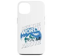 Explore La Vue Découvre Le Monde Vu du Ciel Amateur Drone Coque pour iPhone 13