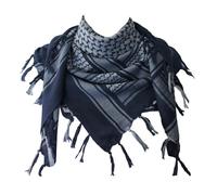 Explore Land 100% coton militaire Shemagh désert tactique keffieh foulard Wrap (Bleu)