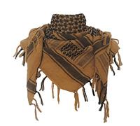 Explore Land 100% coton militaire Shemagh désert tactique keffieh foulard Wrap (Marron)
