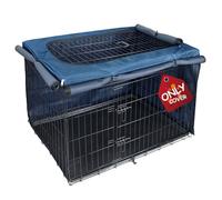 Explore Land Housse de Cage pour Chien pour Cage métallique de 122 cm, clôture en Treillis Robuste Compatible avec Cage en métal Standard à 1, 2, 3 Portes (Bleu)