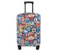 Explore Land Housse de Protection pour valises de 45,7 à 81,3 cm, Autocollant Monument, L (69 cm- 76 cm luggâge)
