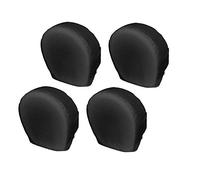 Explore Land Tire Cover, for Jeep, Truck, SUV, Trailer, Camper, RV, Tough Vinyl Wheel Protector, Universal Fit, 4 Pack, Black (S (Fits Tire Diameters 23''-25.75''))