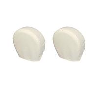 Explore Land Tire Covers 2 Pack - Tough Tire Wheel Protector for Truck, SUV, Trailer, Camper, RV - Universal Fits Tire Diameters 26-28.75 inches, White