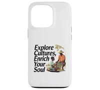 Explore Les Cultures Enrichis Ton Âme Thème Diversité Coque pour iPhone 13 Pro