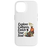 Explore Les Cultures Enrichis Ton Âme Thème Diversité Coque pour iPhone 14