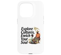 Explore Les Cultures Enrichis Ton Âme Thème Diversité Coque pour iPhone 15 Pro