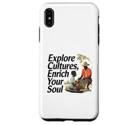Explore Les Cultures Enrichis Ton Âme Thème Diversité Coque pour iPhone XS Max
