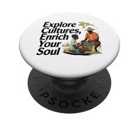 Explore Les Cultures Enrichis Ton Âme Thème Diversité PopSockets PopGrip Adhésif