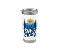 Explore More! Hiking Scouts BSA Cub Scouting Outdoor Gobelet isotherme en acier inoxydable double paroi