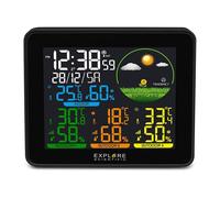 EXPLORE SCIENTIFIC Station météo couleur multi-capteurs (3). noire
