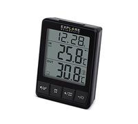 Explore Scientific Station météo sans fil avec capteur extérieur, station de température sans fil, thermomenteur pour intérieur et extérieur, noir