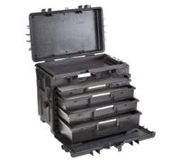 Explorer Cases 5140 trolley noir avec tiroirs en mousse prédécoupée