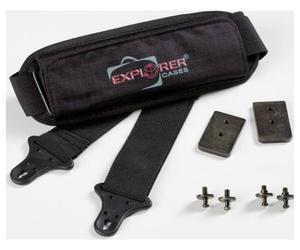 Explorer Cases Sangle de transport SHOULDERKIT.U Shoulder kit for Explorer Cases noir SHOULDERKIT.U
