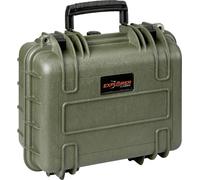 Explorer Cases Valise d'extérieur 3317HL.G green with pick & pluck foam (l x H x P) 33 x 24 x 17 cm vert olive 3317HL.G