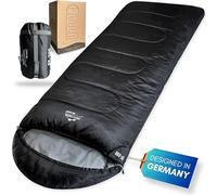 EXPLORER® EF-200 Sac de couchage couverture XXL - 18 °C + 3 °C [400 g/m²] - Couverture pour invités 3-4 saisons - 220 x 80 cm - Idéal pour l'extérieur, le camping, le trekking, les festivals et les