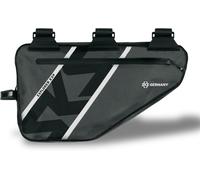 Explorer Exp. Framebag Waterproof Bicycle Frame Bag (Bicycle Accessories With Extra Compartment For Mini Tools And Mini Pump,Reflective Elements,Individual Attachment)