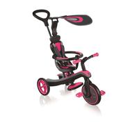 Explorer trike 4 en 1 - tricycle évolutif & draisienne noir et rose TU
