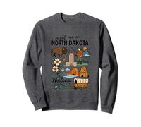 Explorez la beauté de la Nature Sauvage des Prairies Sweatshirt