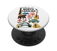 Explorez l'Amérique Nature Road Trip Journey PopSockets PopGrip Adhésif