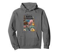 Explorez l'Amérique Nature Road Trip Journey Sweat à Capuche
