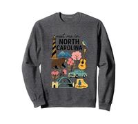 Explorez l'Amérique Nature Road Trip Journey Sweatshirt
