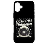 Explorez l'art d'exploration Spatiale Astronaute Inconnu Coque pour iPhone 16 Plus