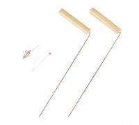 Explorez le lot inconnu de 2 sondes en cuivre pour la divination de l'eau