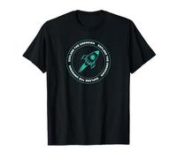 Explorez Le t-Shirt Graphique Inconnu Rocket Space T-Shirt