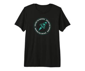 Explorez Le t-Shirt Graphique Inconnu Rocket Space T-Shirt Haut de Gamme