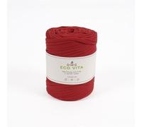 Explorez L'éco-Friendly Style Avec Le Coton Recyclé Eco Vita T-Shirt Yarn - Dmc Rouge Rouge