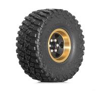 Explorez les terrains robustes avec ce lot de quatre roues en laiton (2,5 cm) compatibles avec les principaux chenilles RC