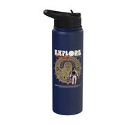 Explorez l'espace | Rencontre Yog-Sothoth, dévoilez les secrets cosmiques Stainless Steel Insulated Water Bottle