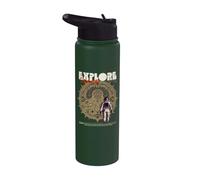 Explorez l'espace | Rencontre Yog-Sothoth, dévoilez les secrets cosmiques Stainless Steel Insulated Water Bottle