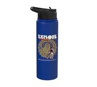 Explorez l'espace | Rencontre Yog-Sothoth, dévoilez les secrets cosmiques Stainless Steel Insulated Water Bottle