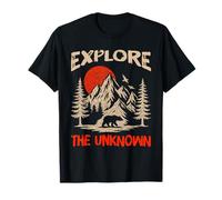 Explorez l'inconnu | Aventure en Montagne | Art Graphique T-Shirt