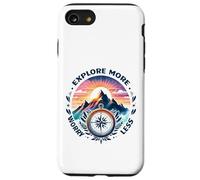 Explorez Plus de Montagnes Compass Moins de soucis Coque pour iPhone SE (2020) / 7/8