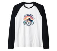 Explorez Plus de Montagnes Compass Moins de soucis Manche Raglan
