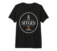 Explorez Sitges City Travel Espagne España T-Shirt Haut de Gamme