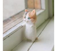Explorez votre côté artistique avec ce kit complet de feutre de laine pour chat (| The |)
