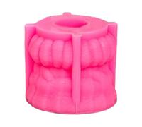 Explorez votre créativité avec ce modèle en silicone pour bougies en sac tissé (A)