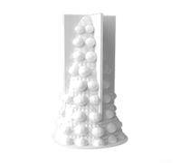 Explorez votre créativité avec cette 1 pièce en silicone pour bougies et travaux manuels (arbre de Noël à bulles)