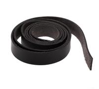 Explorez votre créativité avec notre bracelet en cuir de 15 mm de large et 2 m de long (noir)